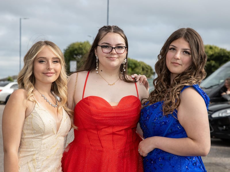 Portsmouth Academy held their prom at the Queens Hotel in Southsea on Wednesday evening.Pictured - Students arriving at their Prom at the Queens Hotel in Southsea