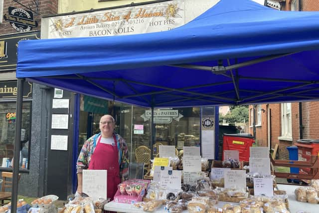  Nick Green, 62, who runs A Little Slice of Heaven in Gosport High Street