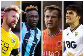 From left: Matty Taylor, Daniel Agyei, Jordan Thorniley and Kyle Joseph