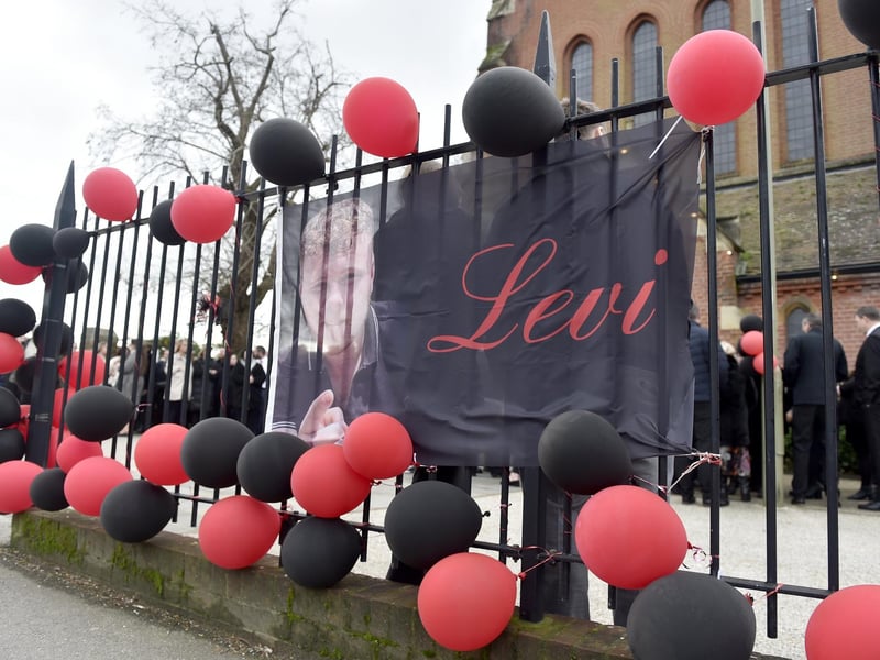 The funeral of Levi Kent took place on Thursday, December 21, 2023 at St John's Church in Forton Road, Gosport. Picture: Sarah Standing (211223-3794)