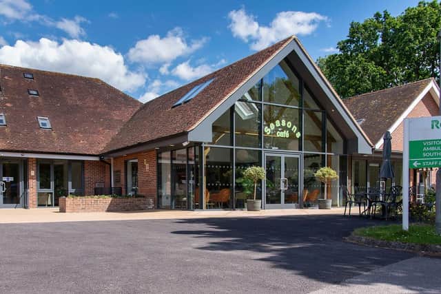 Rowans Hospice Front of building