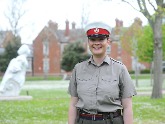 Lance corporal Emily Batten.