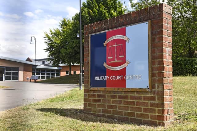 Bulford Military Court Centre Picture: David Clarke/Solent News & Photo Agency