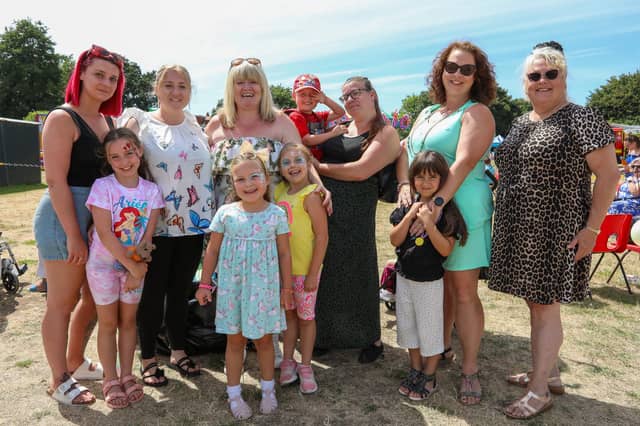 Mothers and children. Stamshaw Junior School's fete
Picture: Chris Moorhouse (290624-258)