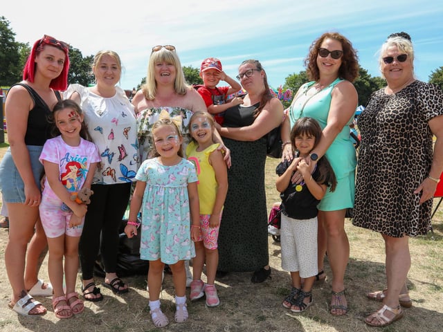 Mothers and children. Stamshaw Junior School's fete Picture: Chris  Moorhouse (290624-258)