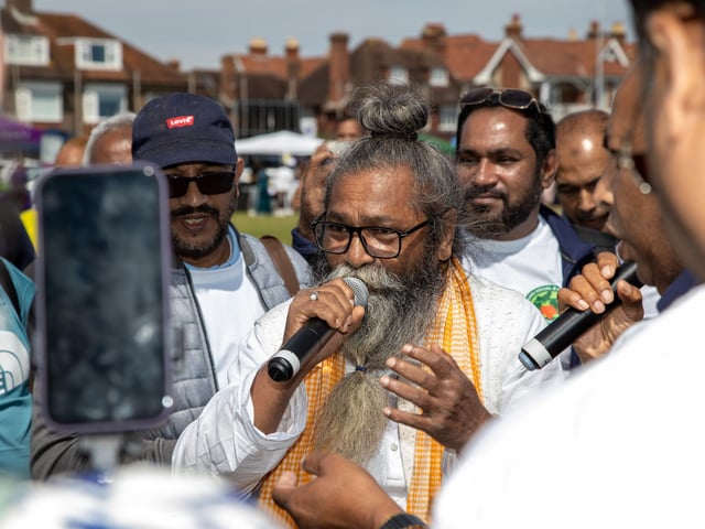 Portsmouths Bangladesh community came together for its Mela at Portsmouth Cricket Club on Sunday, celebrating Bangladesh culture and food.
Pictured - Shofi Mondol, Bangla Singer
Photos by Alex Shute