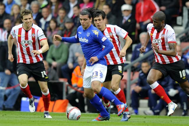 Karim Rekik was part of the Pompey side which drew 2-2 at Southampton in April 2012. Picture: Allan Hutchings (121221-768)