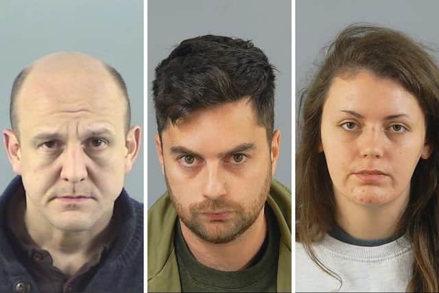 The Hampshire trio were arrested for their part in planning to smuggle cocaine from South America.