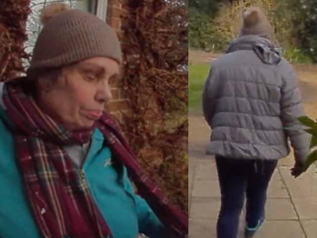 Laurel Aldridge as she was last seen leaving her home in Walberton on Tuesday 14