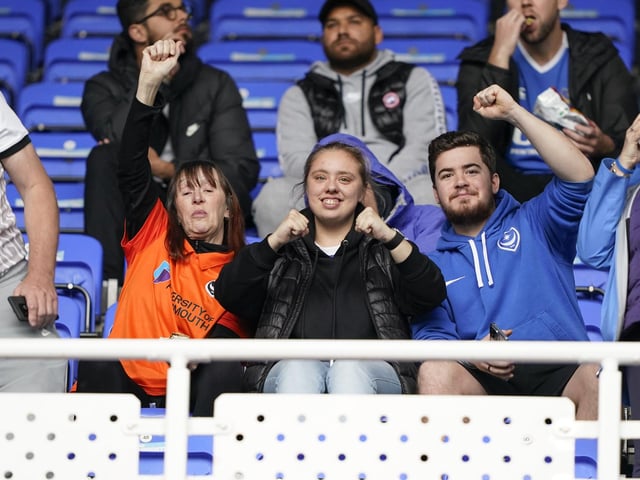 Pompey sold out their allocation of tickets for the trip to the Select Car Leasing Stadium