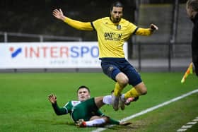 Christian Burgess has started every match this season for Royale Union Saint-Gilloise - and is tantalisingly in reach of silverware and promotion. Picture: by LAURIE DIEFFEMBACQ/BELGA MAG/AFP via Getty Images