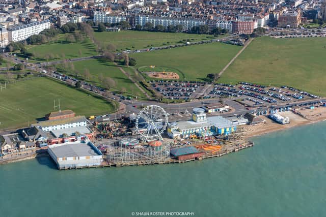 The Solent Wheel viewed from above.

Picture: Shaun Roster