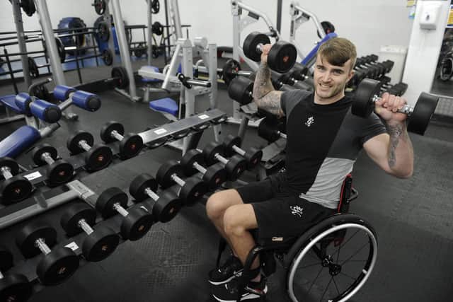 Mike Newman became paralysed after a motocross accident Picture: Ian Hargreaves  (121219-3)