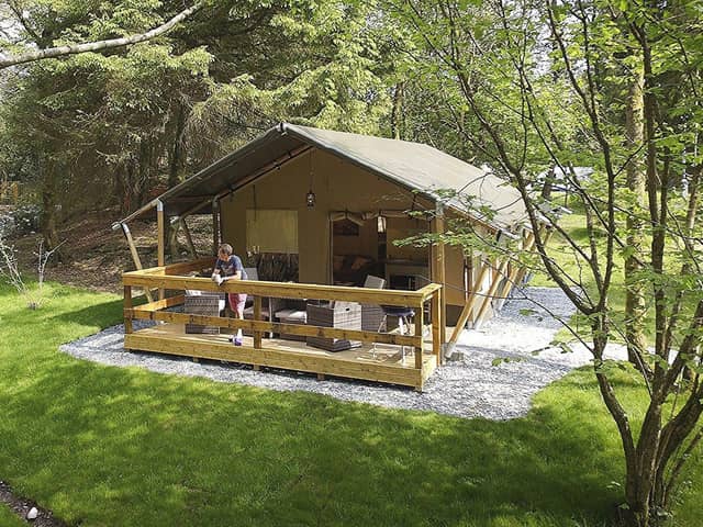 Safari tents with all mod-cons are among the glamping options available to families