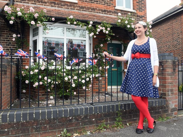Residents in Oval Gardens, Gosport, held a street party on Sunday, June 5, to celebrate The Queen's Platinum Jubilee.
Pictured is: Organiser Joanna Blossom.
Picture: Sarah Standing (050622-9502)