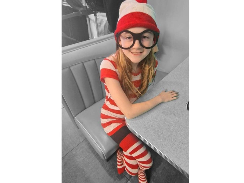 What a brilliant Where's Wally outfit - perfect for World Book Day.