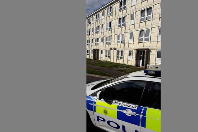Police obtained a closure order for three months in relation to a property in Hamble Road, Gosport. Picture: @GosportPolice