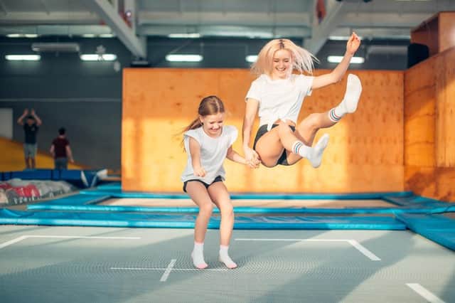 Trampoline parks definitely help to ensure your child is getting enough exercise on rainy summer days.