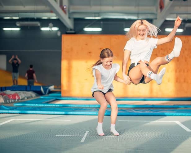 Trampoline parks definitely help to ensure your child is getting enough exercise on rainy summer days.