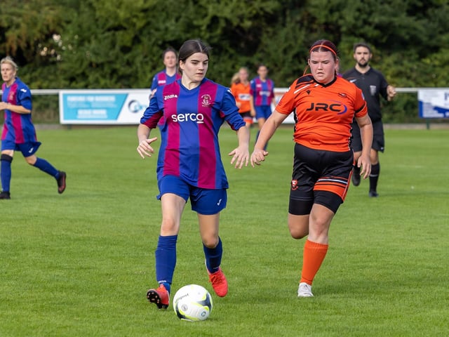 Ruby Webber and Hannah Walker. Picture: Mike Cooter