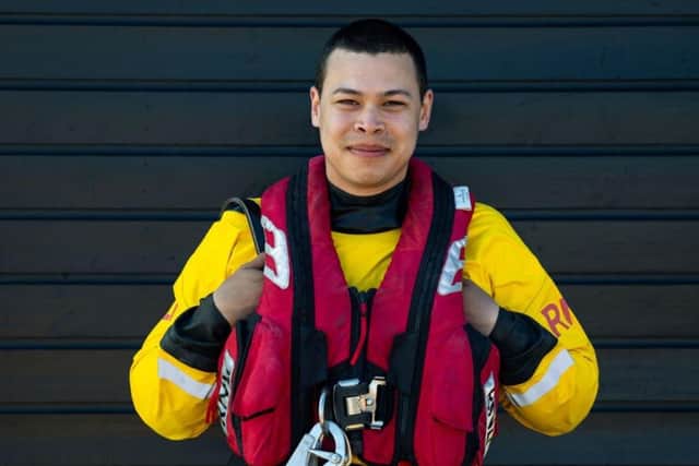 Portsmouth RNLI volunteer, Josh Owens. Picture: David Riley