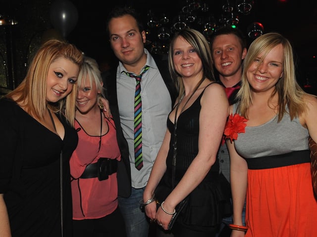 Clubbers enjoy a night out in Portsmouth in 2009. Picture: (091104-2212)