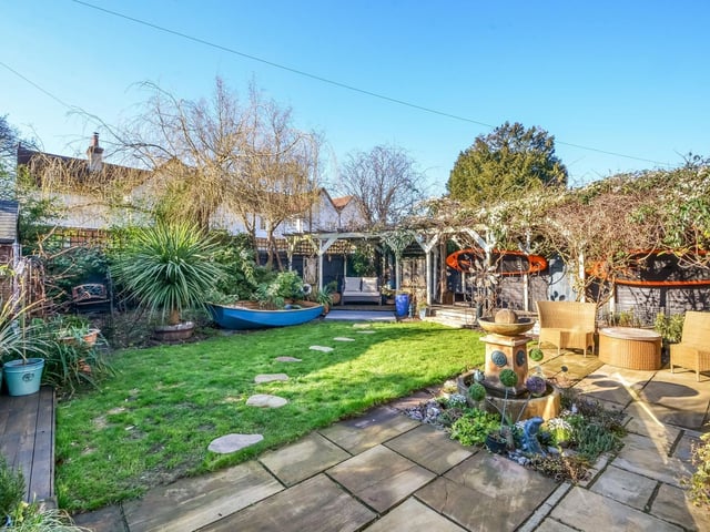 Wisteria House, a four bedroom detached home, is on sale for £775,000. It is listed by Fine and Country.