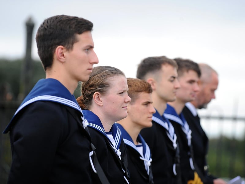 A service to commemorate Trafalgar Day took place on Friday, October 20, at the Nelson Monument along Portsdown Hill.