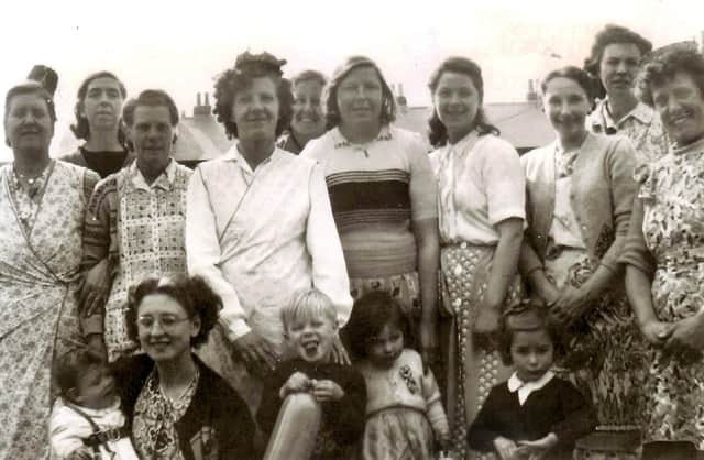Mums and children on coronation day 1953 in the Buckland area of Portsmouth.