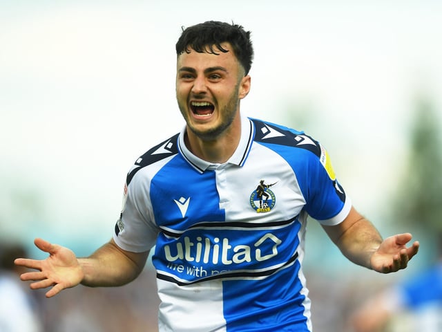 As percentage of team's 50 League One goals scored: 30%.
Number of other goalscorers: 8 (70%)