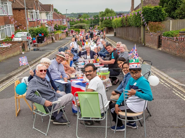 Celebrations at Widley Road, Cosham, Portsmouth
Picture: Habibur Rahman