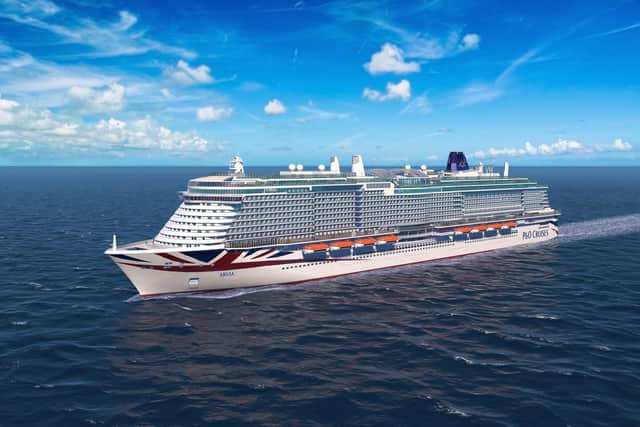 P&O Cruises new luxury liner Arvia.