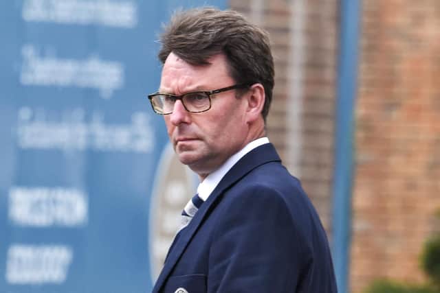 Pictured: Steven Hunter at Salisbury Law Courts. Picture: David Clarke/Solent News & Photo Agency.