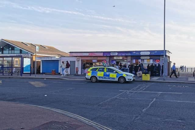 A woman in her 40s was taken from the water in Portsmouth Harbour in a 'life-threatening condition' on April 23, 2021. Picture: Stuart Vaizey