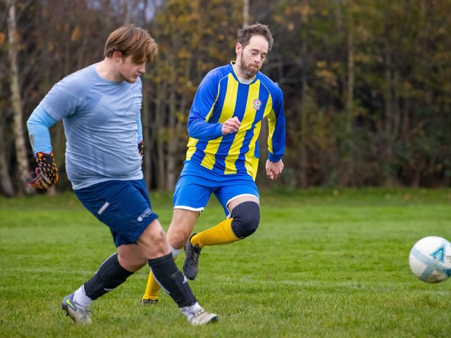 The Chichester United keeper. Picture by Alex Shute