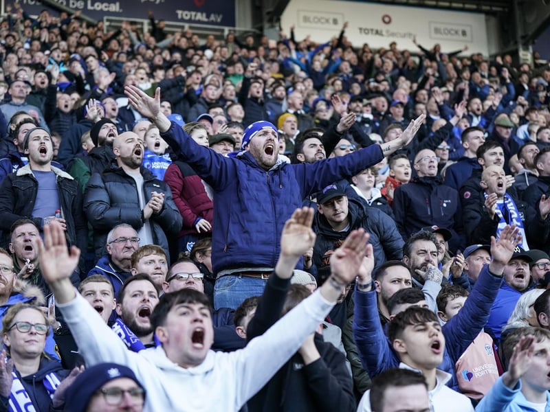 A wall of noise from the Fratton faithful helped the Blus get across the line against the U's
