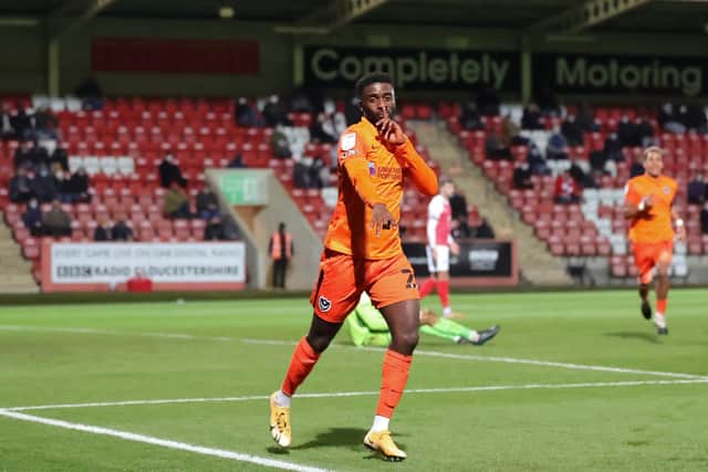 Pompey have yet to discuss extending Jordy Hiwula's short-term contract, which expires on January 20. Picture: Nigel Keene/ProSportsImages