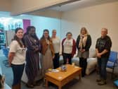 Acts of Kindness Community group volunteers, (left to right) Kerry Snuggs, Eva Dixon, Sarah Lawrence, Vicki Rowe-Shawyer, Jacqui Smart and John Rowe-Shawyer.