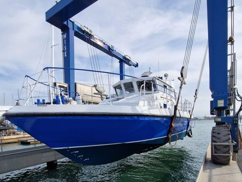 HMS Scimitar, a former Royal Navy patrol vessel, has been transformed into MV Lady Jean following a project in Gosport. She is due to sail to Tanzania and be used as a hospital boat.