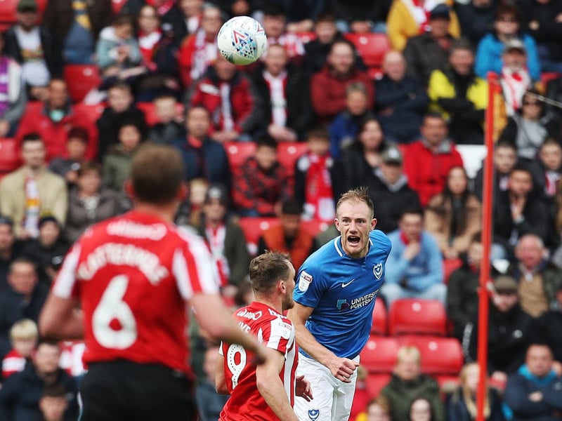 Pompey: 175 games, nine goalsInitially recruited on a season-long loan from Ipswich in the summer of 2015, that classy centre-half joined permanently at the end of the season as part of the deal which took Adam Webster to Portman Road. Ended up staying at Fratton Park for four years, being awarded The News/Sports Mail Player Of The Season for 2017-18 and 2018-19 before sold to Brighton for £3.4m in June 2019. He later spent successful loan spells at Derby (twice) and West Brom, before joining Middlesbrough in August 2022. Picture: Joe Pepler