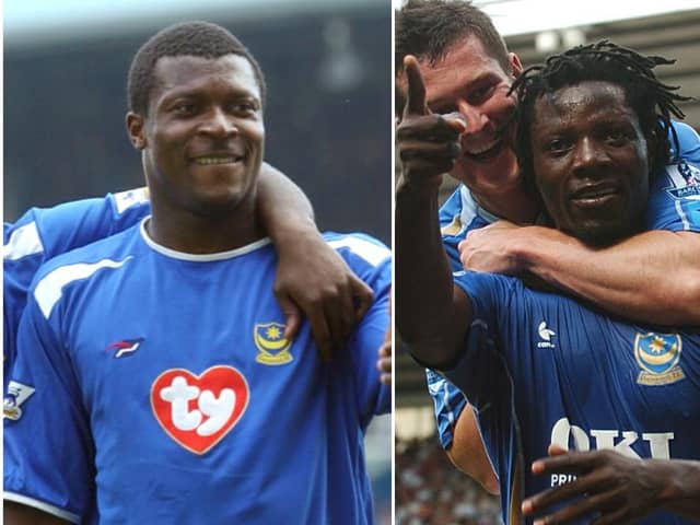 Yakubu, left, and Benjani.