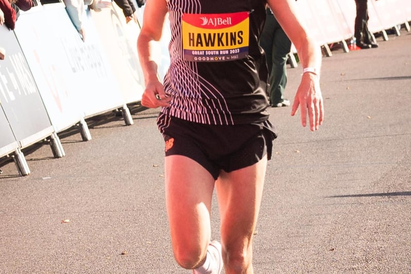 Great South Run Runners taking part in the race.