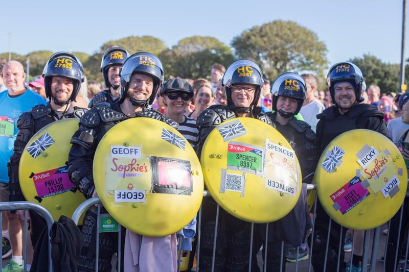 The Hampshire police team.