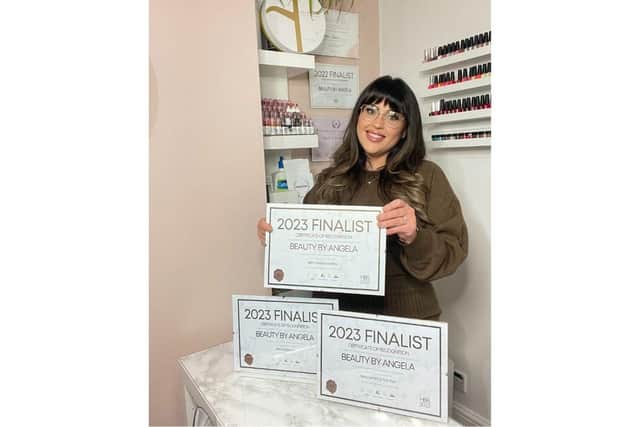 Beauty by Angela shortlisted in the UK Hair and Beauty Awards
Pictured: Angela Conroy
