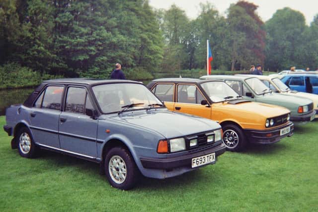 A rally featuring Skoda Estelle and Super Estelles. Photo by Asterion