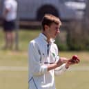 Sarisbury spinner Sam Hill. Picture: Vernon Nash