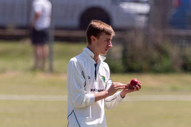 Sarisbury spinner Sam Hill. Picture: Vernon Nash