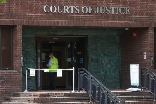 Exterior of Portsmouth Crown Court.  (220421-7042)