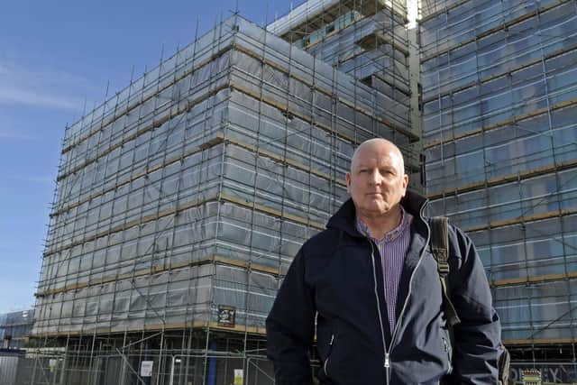 Rob Shaffery pictured outside the Vista building in 2017.
Picture Ian Hargreaves (170334-1)