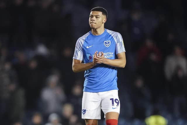 Dane Scarlett is back in Pompey's squad against Ipswich following illness. Picture: Jason Brown/ProSportsImages